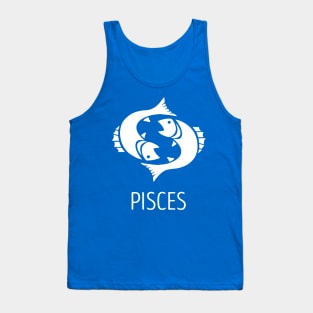 Astrological Zodiac Tee Shirts - Pisces the Fish Tank Top